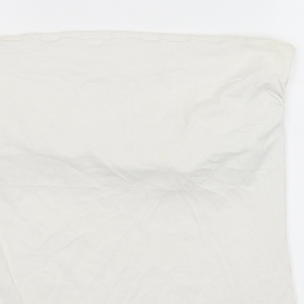 Papaya Womens White   Basic T-Shirt Size 16