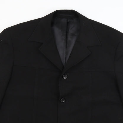 Mens UK Size L Copperstone Regular Black Suit Jacket