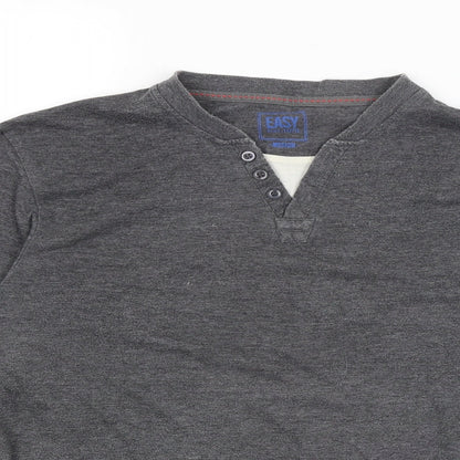 Easy Mens Green   Pullover Jumper Size M