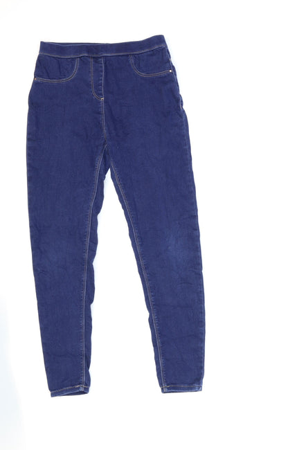 Womens UK Size 26 in Preworn Regular Fit Skinny Blue Jeans