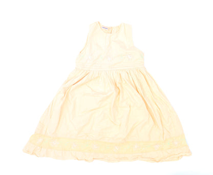 Girl2girl Girls Orange   Fit & Flare  Size 5-6 Years