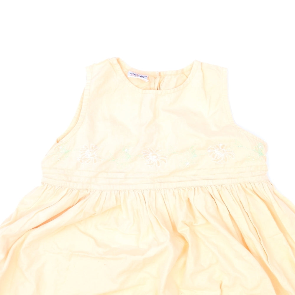 Girl2girl Girls Orange   Fit & Flare  Size 5-6 Years