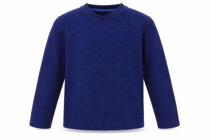 F&F Boys Blue  Fleece Pullover Sweatshirt Size 7-8 Years