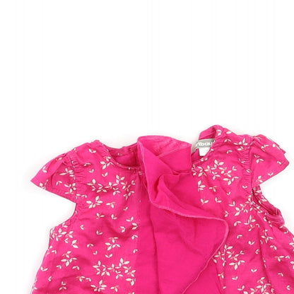VERBADUT Baby Pink Floral  A-Line  Size 9-12 Months