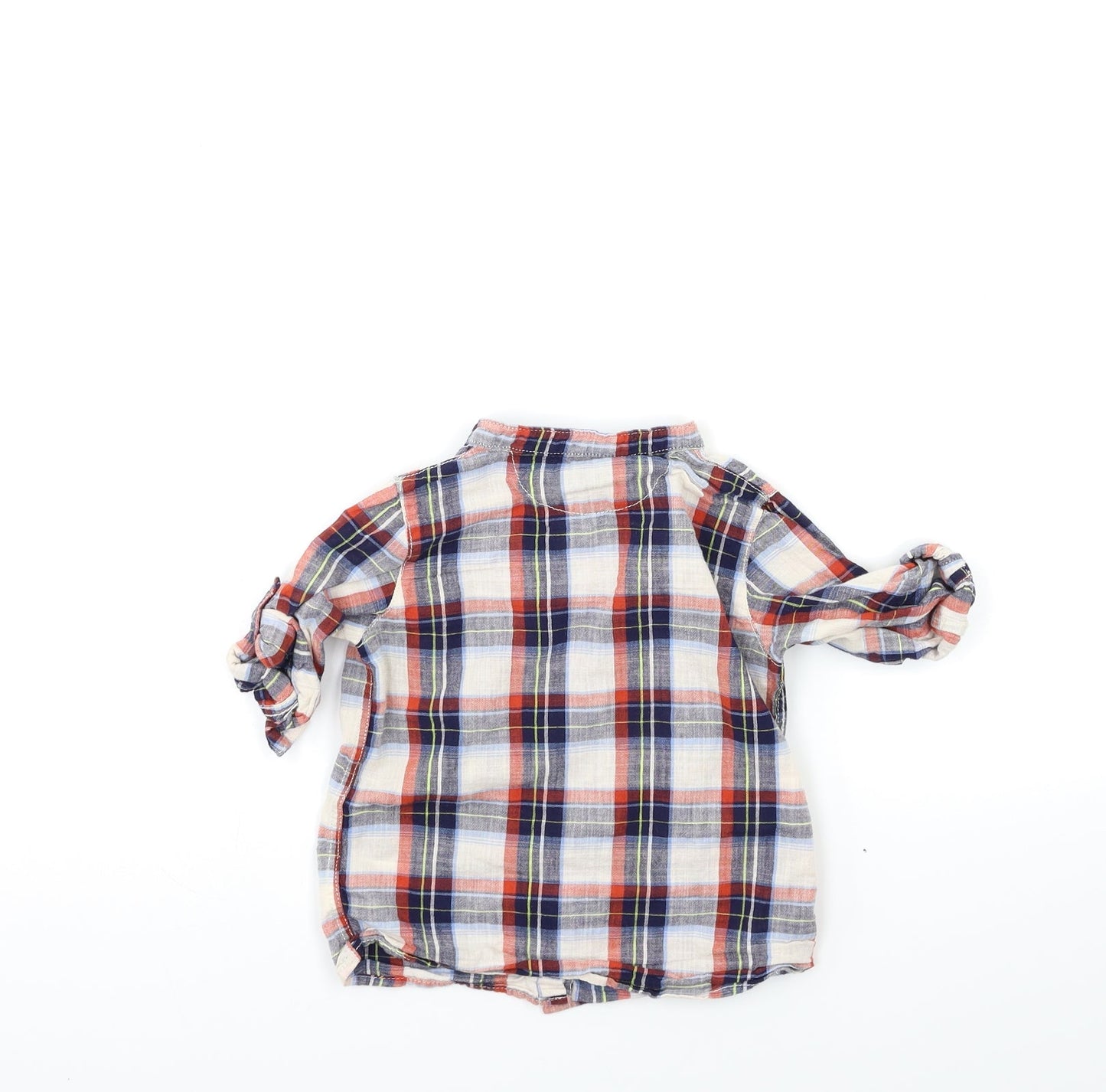 H&M Baby Beige Check  Basic Button-Up Size 24 Months