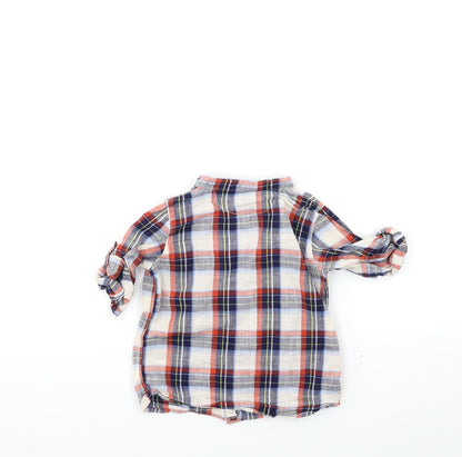 H&M Baby Beige Check  Basic Button-Up Size 24 Months