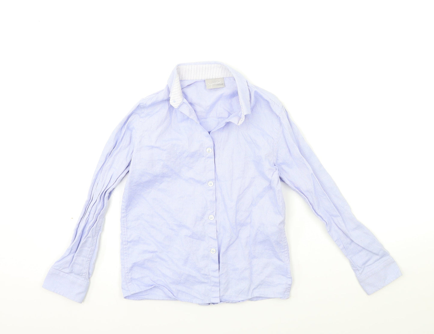 NEXT Boys Blue   Basic Button-Up Size 7 Years
