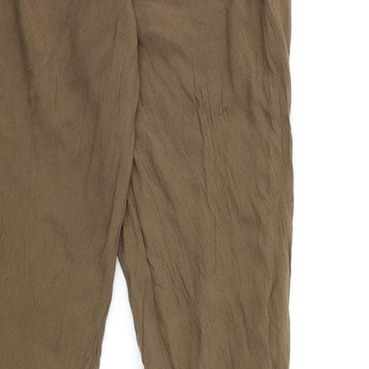 Womens UK Size 28 in Preworn Regular Fit  Brown Trousers