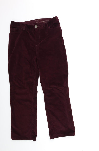 specially cut Womens Red   Trousers  Size 30 in L29 in