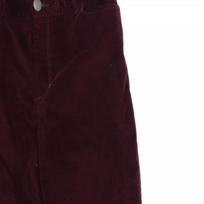 specially cut Womens Red   Trousers  Size 30 in L29 in