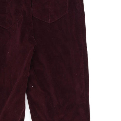 specially cut Womens Red   Trousers  Size 30 in L29 in