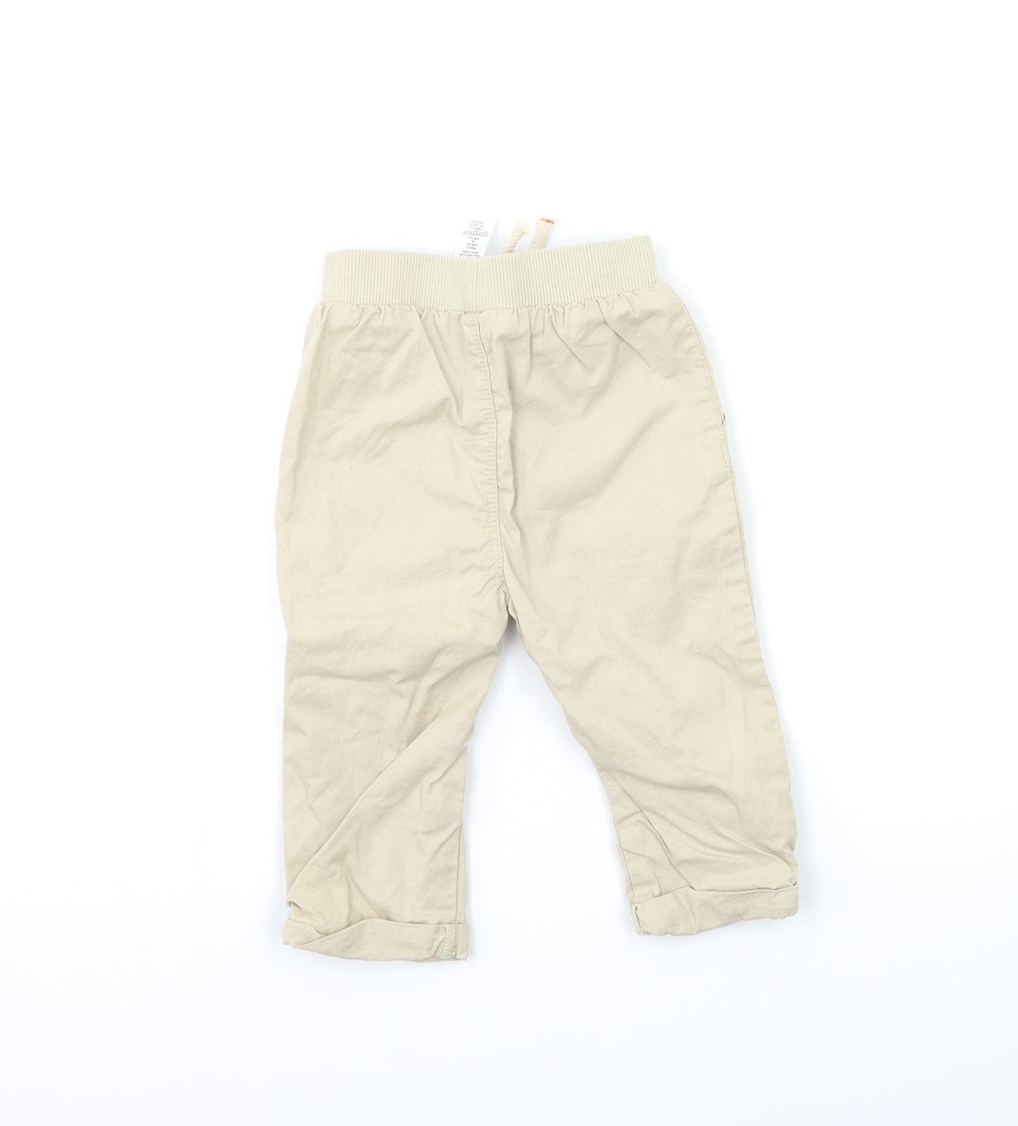 George Boys Beige   Chino Trousers Size 9 Months