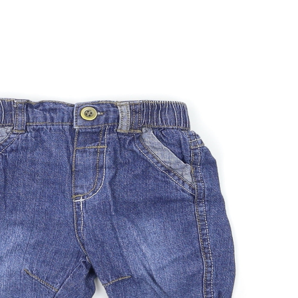 George Baby Blue  Denim Snow Pants Jeans Size 3-6 Months