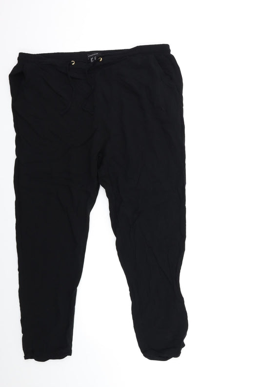 Womens UK Size 16 Atmosphere Regular Fit  Black Trousers