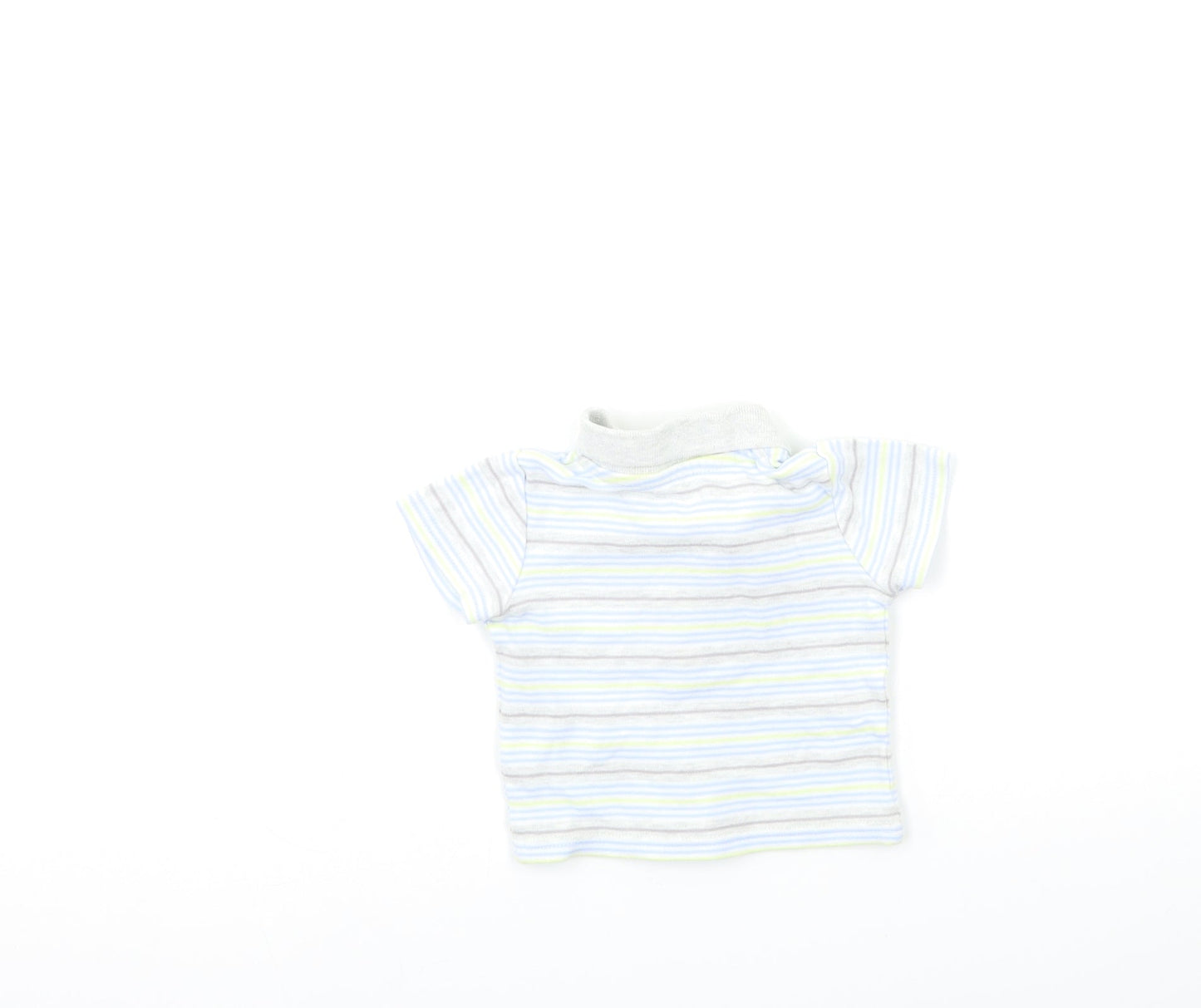 George Baby Blue Striped  Basic T-Shirt Size 3-6 Months