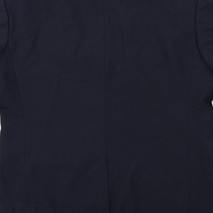 Mens UK Size 42 BHS Regular Blue Suit Jacket