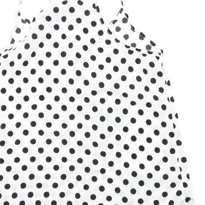 Womens UK Size 12 H&M White Basic Tank