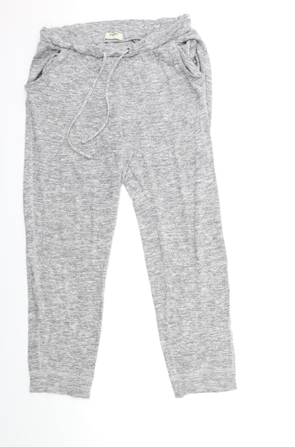 Womens UK Size 12 Papaya Regular Fit Sweatpants Grey Trousers