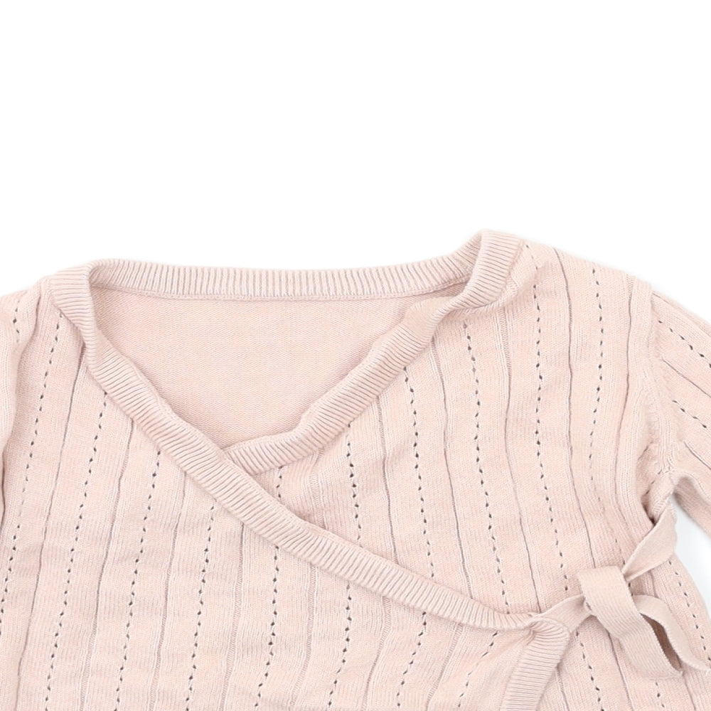 George Baby Pink   Cardigan Jumper Size 18-24 Months