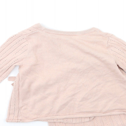 George Baby Pink   Cardigan Jumper Size 18-24 Months
