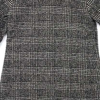 Womens UK Size 8 H&M Black Overcoat
