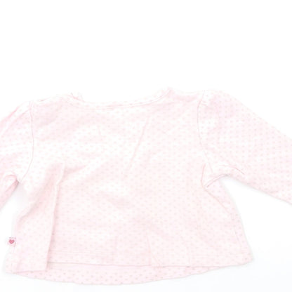 Mini Club Baby Pink Polka Dot  Basic T-Shirt Size 0-3 Months