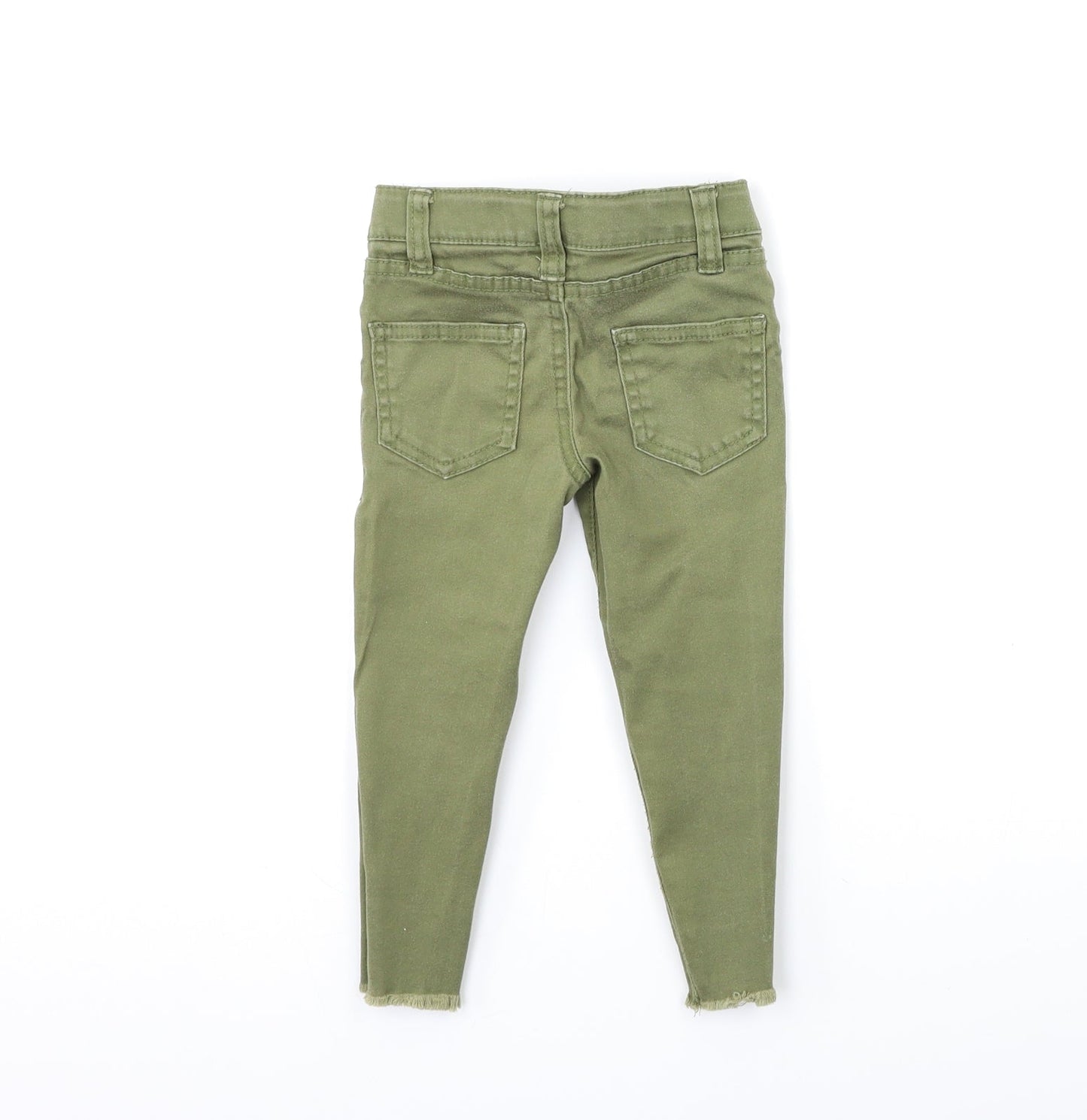 Denim & Co. Baby Green  Denim Snow Pants Jeans Size 12-18 Months