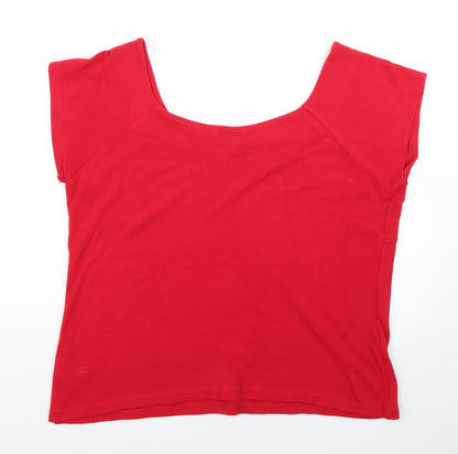 Womens UK Size 20 Etam Red Camisole T-Shirt