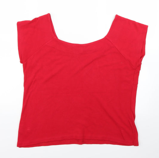 Womens UK Size 20 Etam Red Camisole T-Shirt