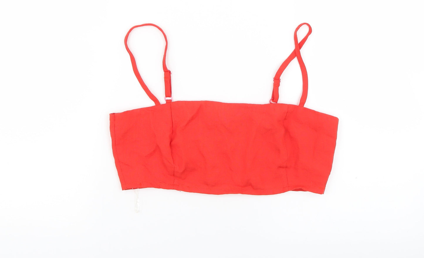 Womens UK Size 8 Lola May Red Cropped Tank