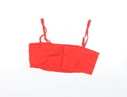 Womens UK Size 8 Lola May Red Cropped Tank
