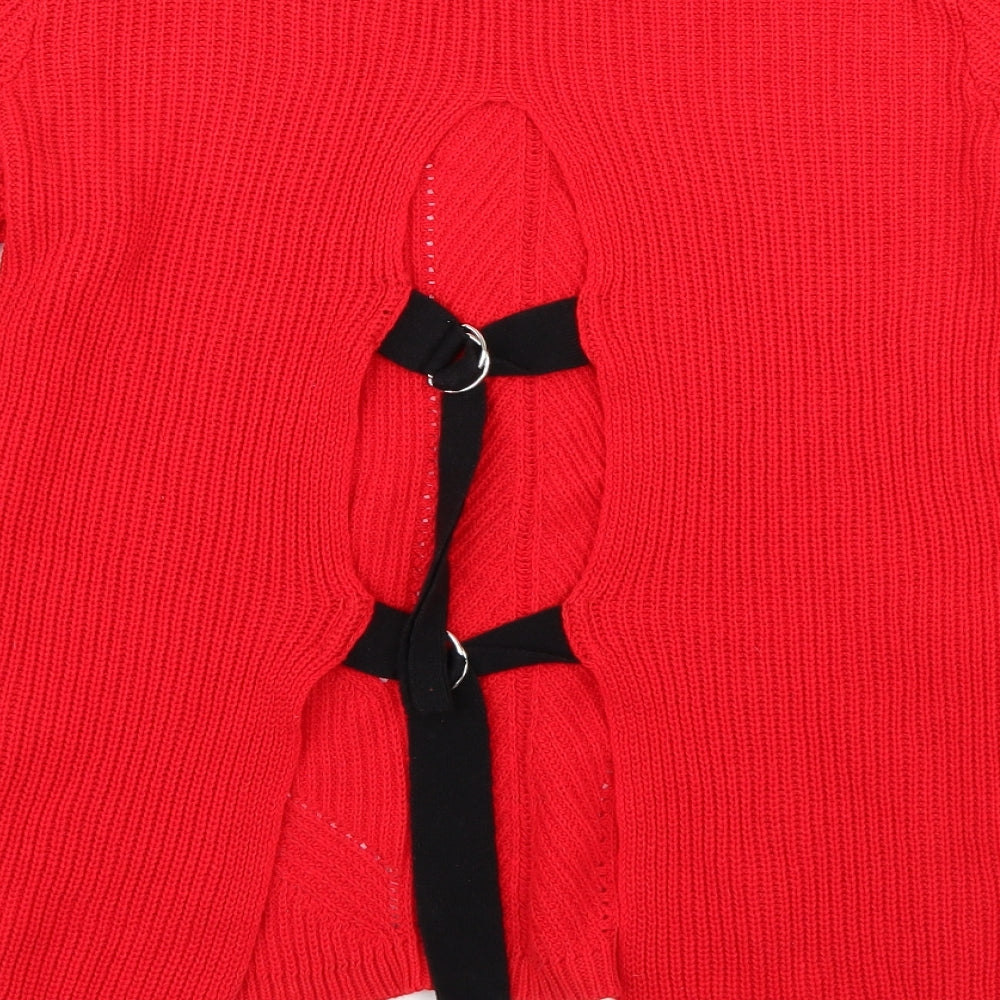 Primark Womens Red   Pullover Jumper Size XS