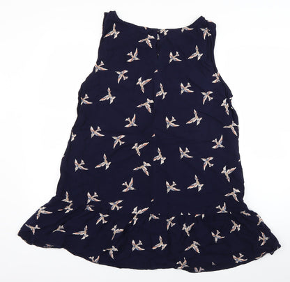 F&F Womens Blue Animal Print  Shift  Size 14