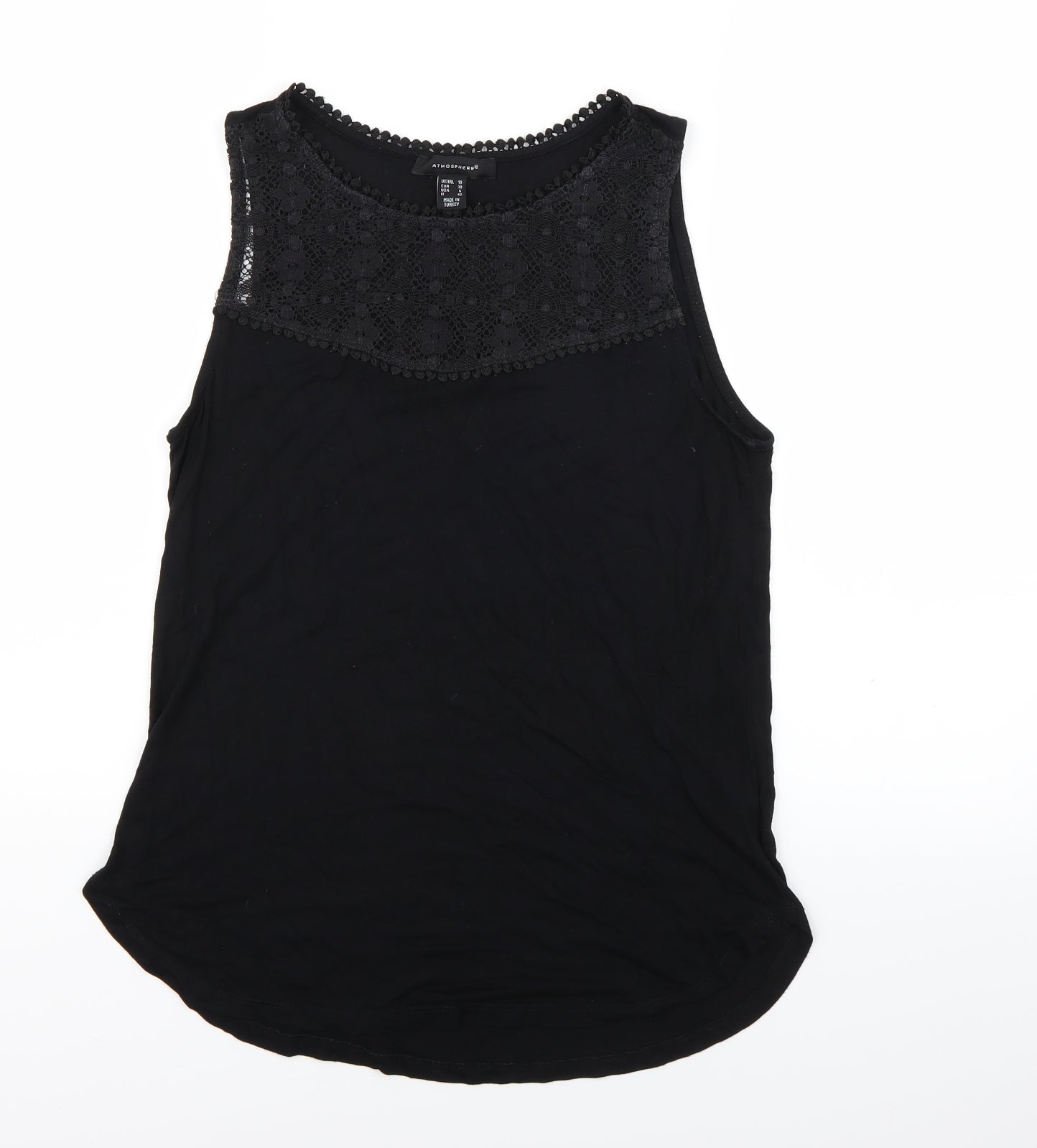 Primark Womens Black   Basic Tank Size 10