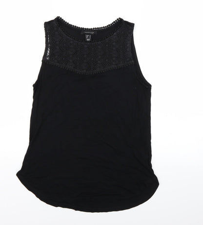 Primark Womens Black   Basic Tank Size 10
