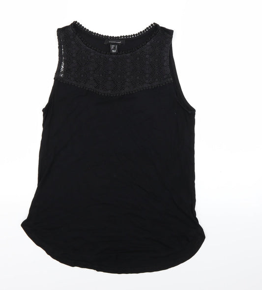 Primark Womens Black   Basic Tank Size 10