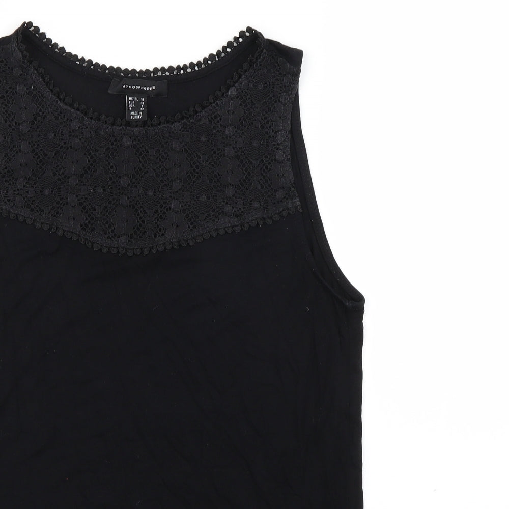 Primark Womens Black   Basic Tank Size 10