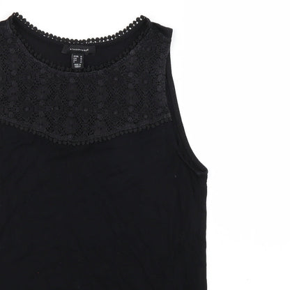 Primark Womens Black   Basic Tank Size 10