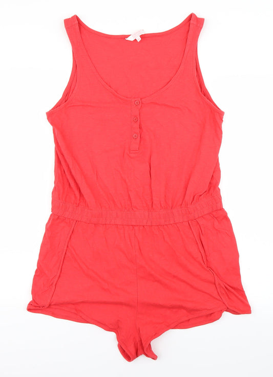 Papaya Womens Red   Romper One-Piece Size M