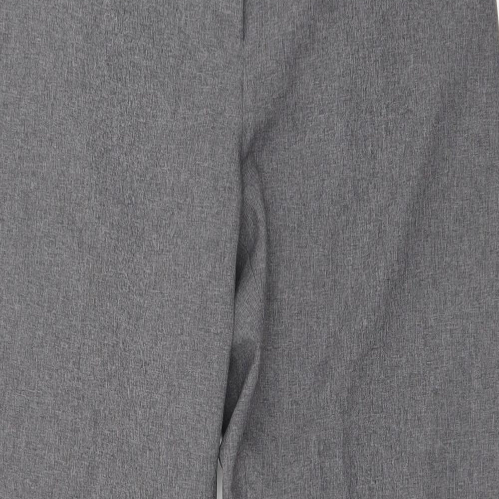 F&F Womens Grey   Dress Pants Trousers Size 12 L29 in