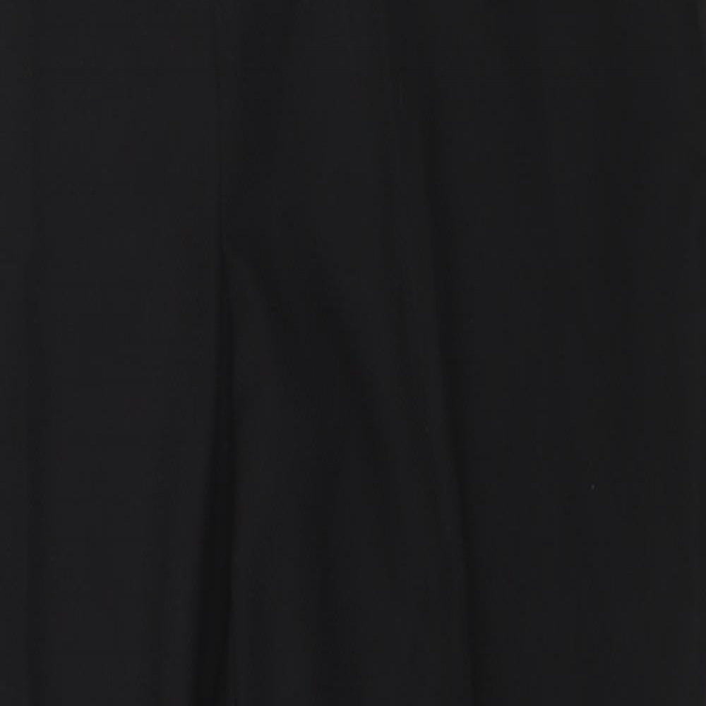 Womens UK Size 14 Dorothy Perkins Regular Fit Dress Pants Black Trousers