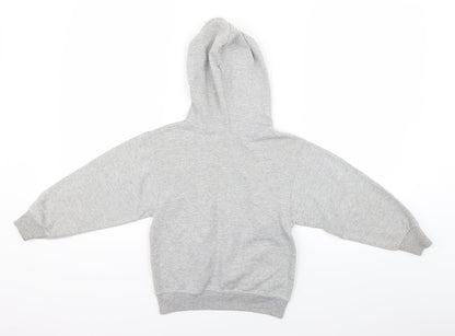 Fruit of the Loom Boys Grey   Pullover Hoodie Size 6-7 Years