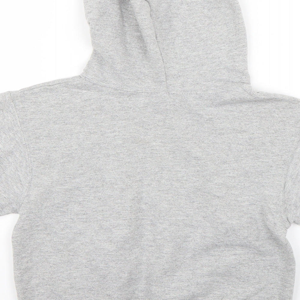 Fruit of the Loom Boys Grey   Pullover Hoodie Size 6-7 Years