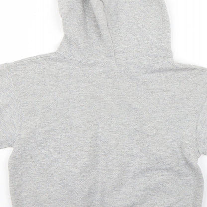 Fruit of the Loom Boys Grey   Pullover Hoodie Size 6-7 Years
