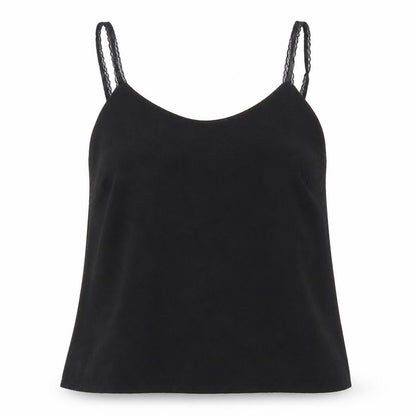 Womens UK Size 12 Made in Italy Black Camisole Blouse