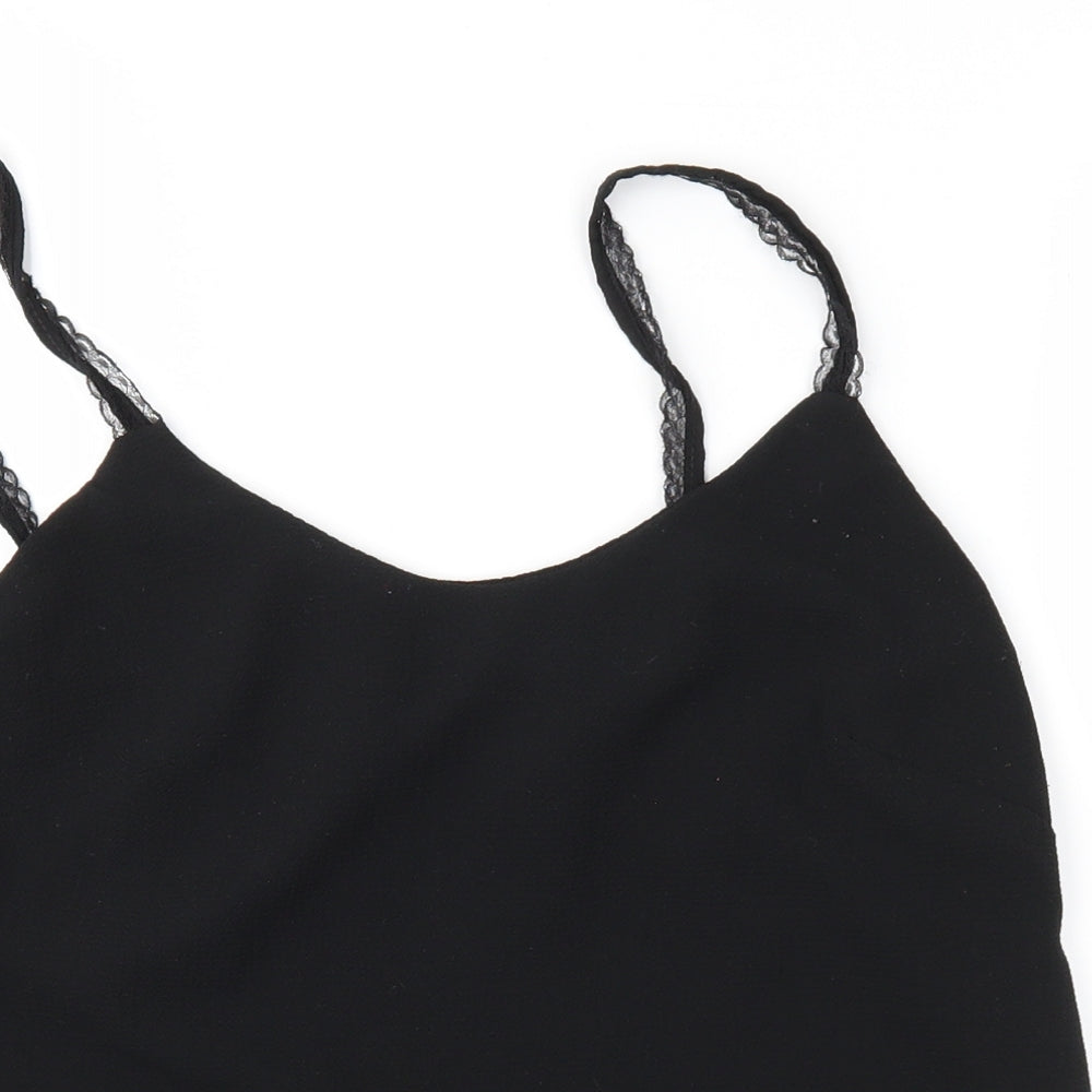 Made in Italy Womens Black   Camisole Blouse Size 12