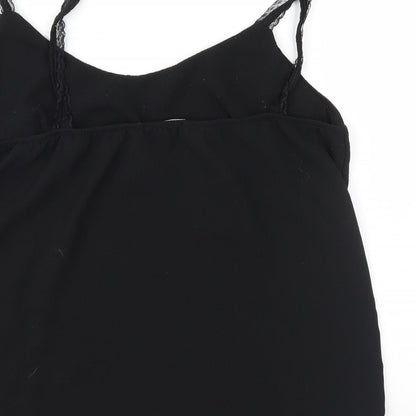 Made in Italy Womens Black   Camisole Blouse Size 12
