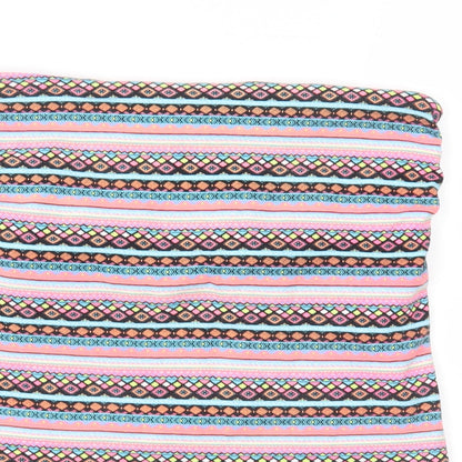 Papaya Womens Multicoloured Geometric  Basic Blouse Size 16