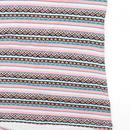 Papaya Womens Multicoloured Geometric  Basic Blouse Size 16