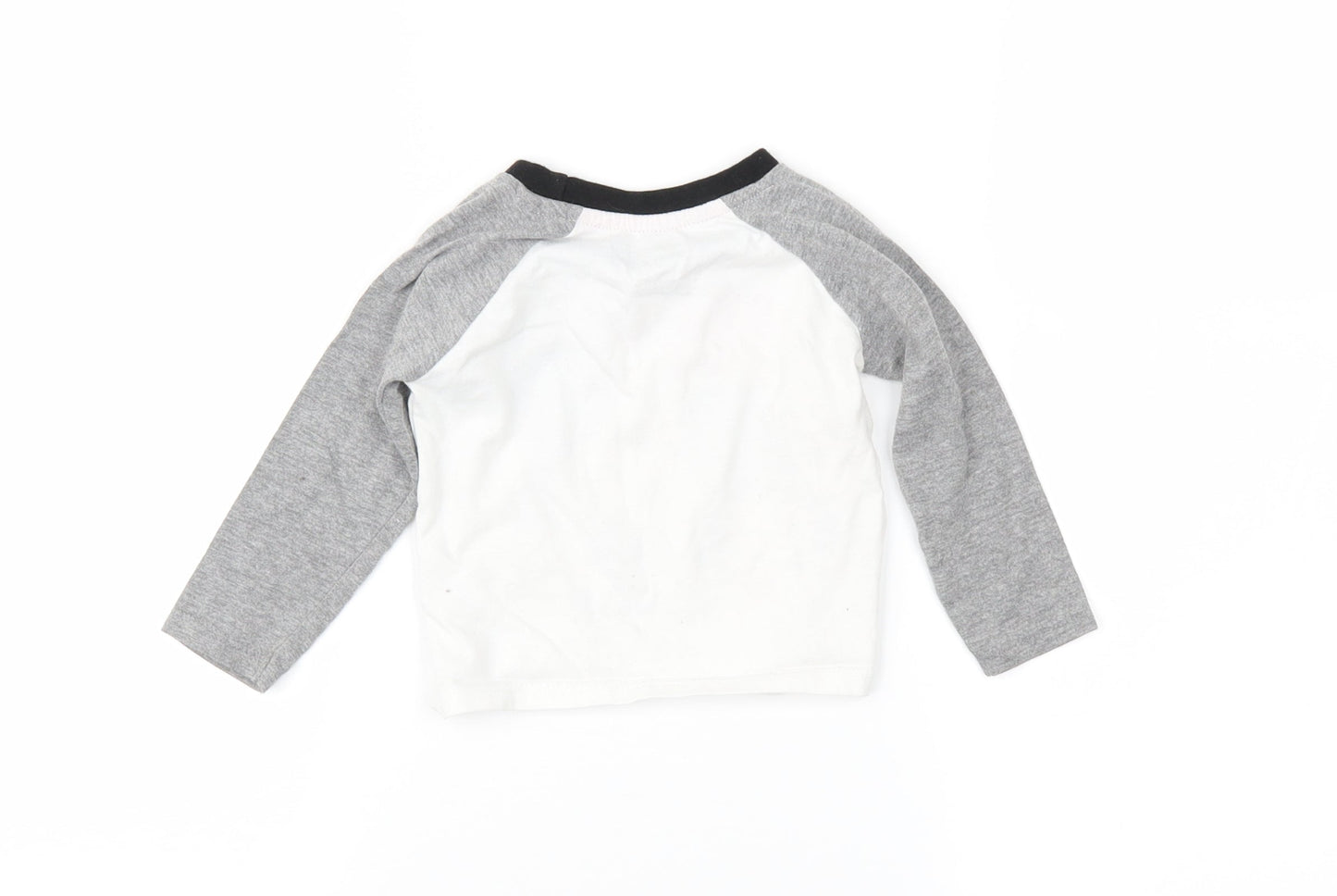 Disney Boys Grey   Basic T-Shirt Size 6-9 Months